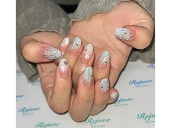 リジュベ(Rejuve)/冬のホワイトネイル★