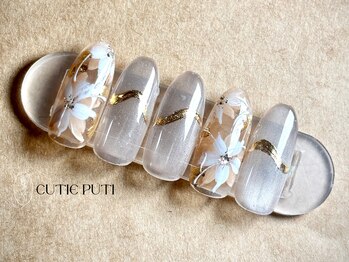 キューティプティ 池袋東口店(Cutie puti)/秋、マグネット、花. 8500