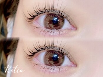 レティア 難波店(Retia)の写真/最新技法のLEDマツエクでボリュームeyeに♪目力UPで魅力的な目元へ◎[難波/メーテルラッシュリフト］