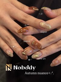 秋ニュアンスネイル