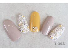 スリー 自由が丘(THREE)/10月新作☆大人ツイードネイル