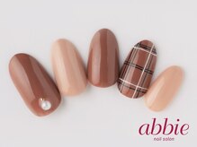 ネイルサロンアビー 北千住店(abbie)/ピンクチェック　￥9482