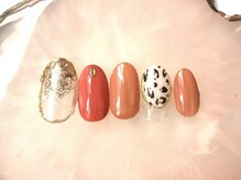 ネイルサロン フローリア(nail salon Florir)/レオパードミラーネイル
