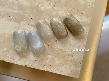 チャンプ 花園店(Champ)の写真/【河内花園駅30秒】人気のマグネットジェルもカラー豊富/春カラー新色追加☆理想のデザインが見つかる♪