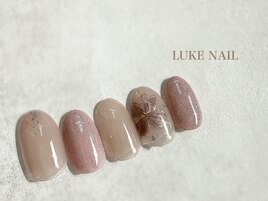 シンプル桜ネイル　マグネット