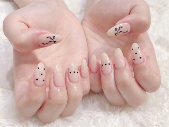 ラルネイル 大宮(Lull. nail)/#リボンネイル