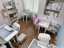 アイリスネイル(Iris Nail)の雰囲気（【ハンド】ワンカラー＋埋め尽くし／大きいパーツ2本）