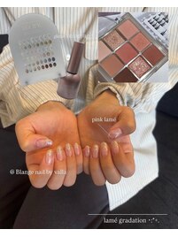 ラメグラデーションネイル