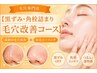 【黒ずみ・角栓詰まり毛穴改善コース】基礎の毛穴洗浄+水光ピーリング