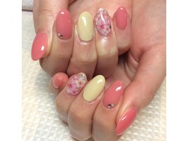 ～桜フラワーネイル～