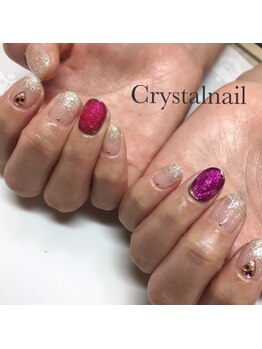 クリスタルネイル ボンベルタ橘店(CRYSTAL NAIL)/ワンポイントネイル