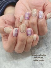 プライベート ネイルサロン マーマ(murmur)/ギンガムチェック