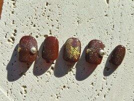 冬のマグネットネイル