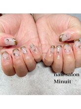 ミニュイ(Minuit)/ミラーフレンチネイル