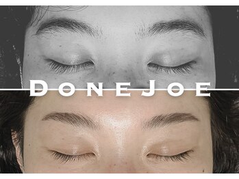 ダンジョウ(DoneJoe)/眉毛ビフォーアフター
