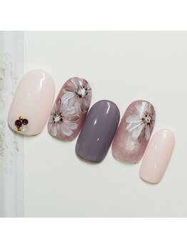 ラ カゼッタ(La casetta)/マグフラワービジューネイル