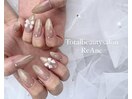 うるちゅる×リボンネイル