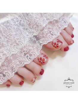 ピオニーネイル(peony nail)/ぷっくりマグフラワー
