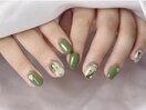 グリーンニュアンスネイル