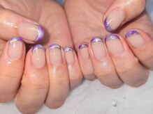 ネイルバイピヌ(nail by pinu)/マグネットフレンチ