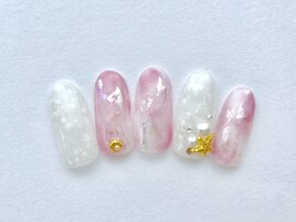 夏ニュアンスネイル