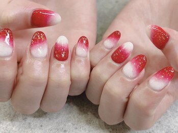 プライズアイリス アイラッシュ 池袋東口店(prize Iris eyelash)/紅白ネイル【池袋】