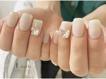 ジェミーネイル エビス(Jemiy nail ebisu)/ヌーディーシュガー蝶々8150yen