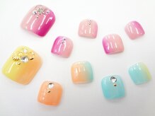 ネイルサロン クイール 小山店(NAIL SALON QUILL)/縦グラデーション