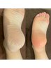 【トラブルなしの健康で美しい素足に】角質ケア＋足マッサージ　60分　6500円