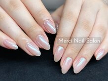 メルシー(Merci)/韓国風★オーロラ＆ミラーネイル