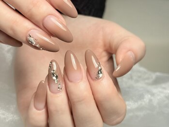 ネイル モア 岐阜駅店(nail mor.)の写真/《フィルイン導入》シンプルだからこそ差が付く★【ワンカラー・ラメグラコース】【シンプル定額コース】