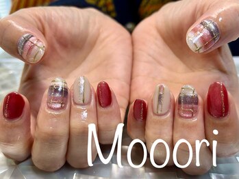 ネイルサロンモーリー(Mooori)/チェックネイル