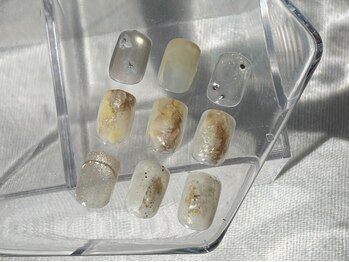 ノンチェ 西宮北口(Nonche)の写真/【毎月アップされるマンスリーデザインが狙い目！】上品・美フォルムなニュアンスネイルはノンチェ☆