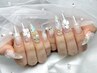 ハンド◆チップ10本長さだし+つけ放題 (当店オフ/ケア込) ¥15000