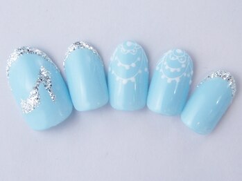 ネイルサロン ドレリッチ 大宮店(drerich)/サムシングブルーネイル