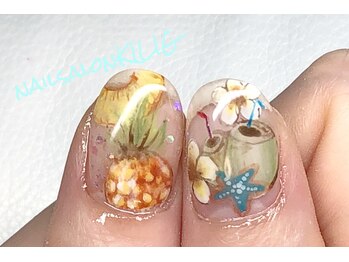 ネイルサロン キリグ(KILIG)/tropical手描きアート