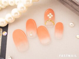 ピンクグラデネイル