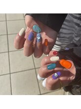 デコル(DecoL.)/ニュアンスカラフルネイル