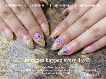 モモネイル(MOMO nail)/蝶々ネイル