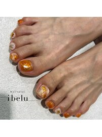 大理石フットネイル