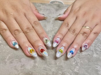 モレリア 心斎橋店(morelia)/オーロラハートネイル