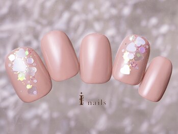 アイネイルズ 町田店(I nails)/シンプルラメネイル7480円