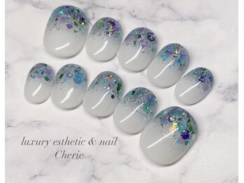 シェリエ(Cherie)/ブルーグラデ/ホワイトベース