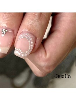 ジャミーラ/上品パールアートネイル