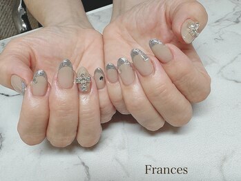 フランセス(Frances)/ラメフレンチ&クロスパーツ