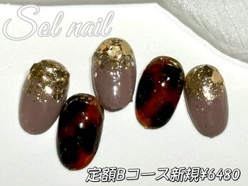 ソルネイル 池袋(Sol Nail)/定額べっ甲ネイル