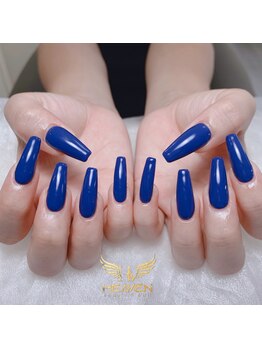 ヘブン ネイル 鶯谷(HEAVEN Nail)/チップ長さだしワンカラー