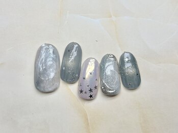 アルク バイ ネオリーブ 荻窪店(arc by neolive)/1月定額/くすみブルー