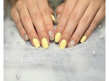 イエローフラワーネイル￥9420