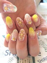 トータルサロン 白べぇーっ プラス/キラキラ＊夏ネイル！